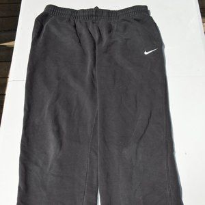 Large Black Nike Sweatpants with Pockets